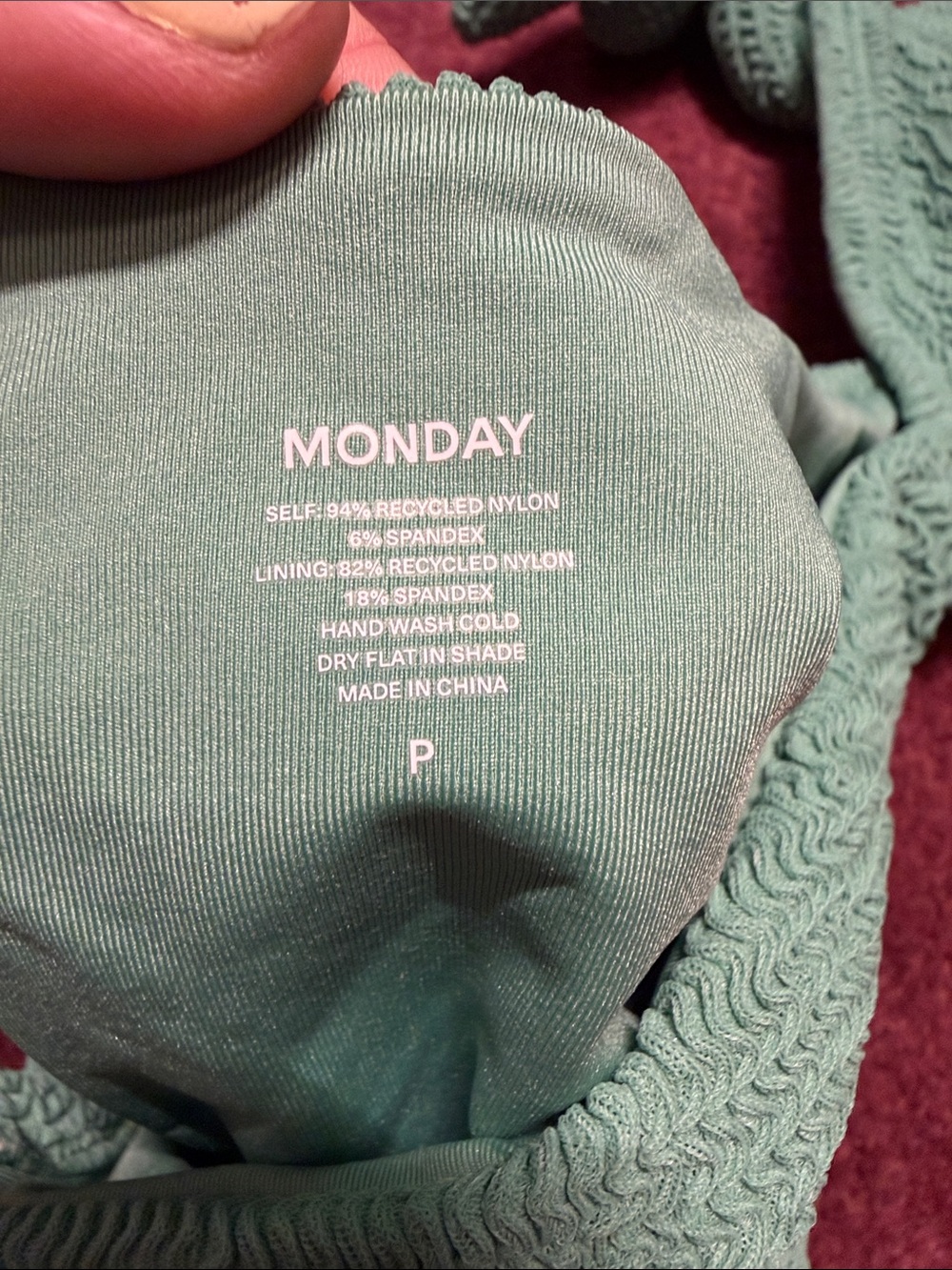 NWT Monday Swimwear St Barth’s One Piece - Picture 3 of 14